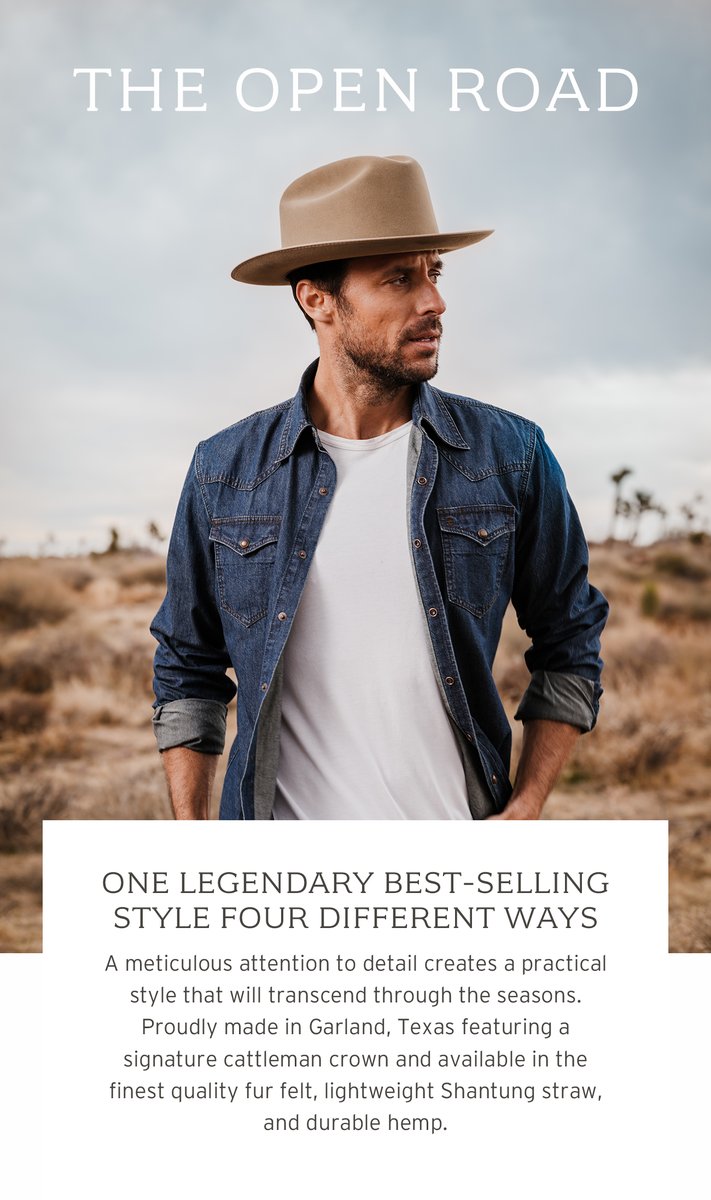 open road style hat
