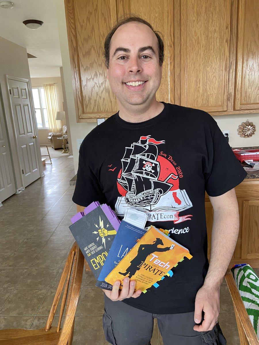 Wearing my #piratecon shirt with #techlap #empowerbook and #launchbook #tlap @dbc_inc @burgessdave @burgess_shelley @jmattmiller @gcouros