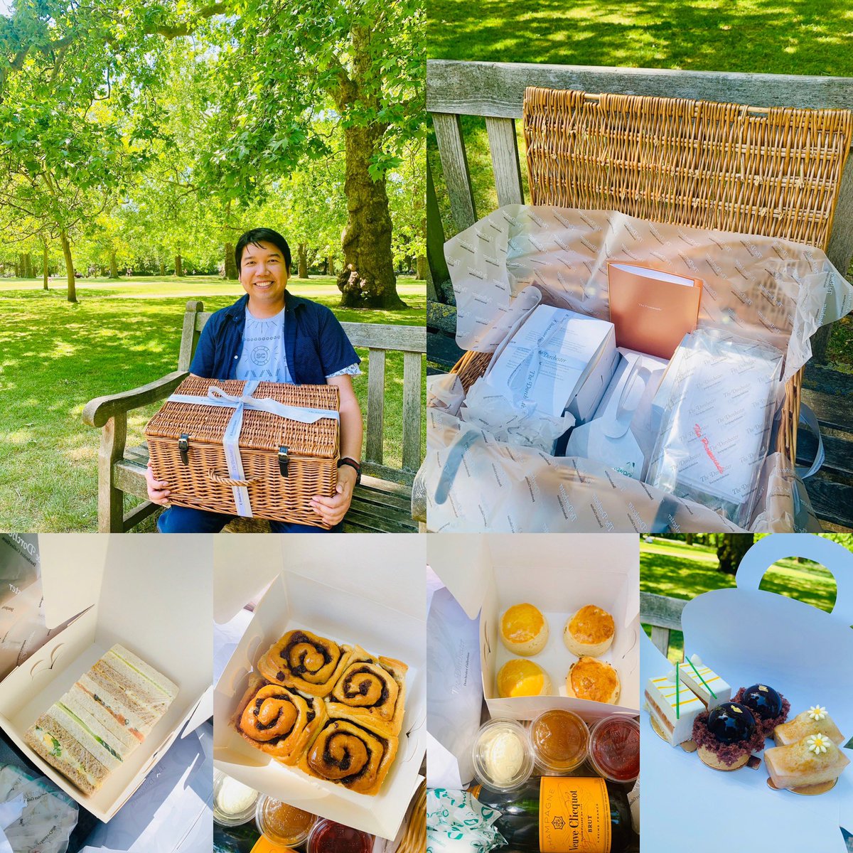 The hamper-packed Afternoon Tea from The Dorchester, and 100% of proceeds from sales of the teas between 18 to 23 May 2020 will go to The Royal Horticultural Society.