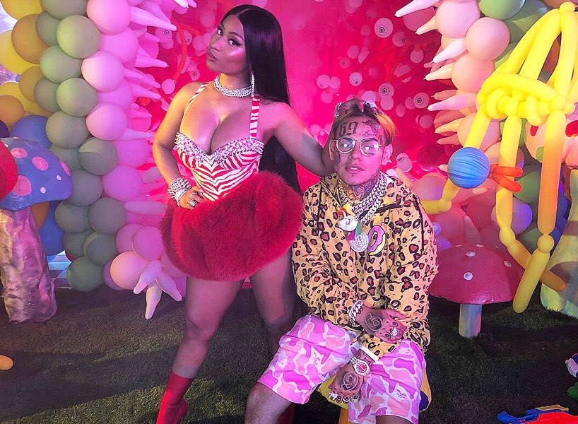 I’m hearing that @6ix9ine has a new track with @NICKIMINAJ coming out soon 🌈👀🎀 - Let us wait ⏳#Tekashi6ix9ine #NickiMinaj