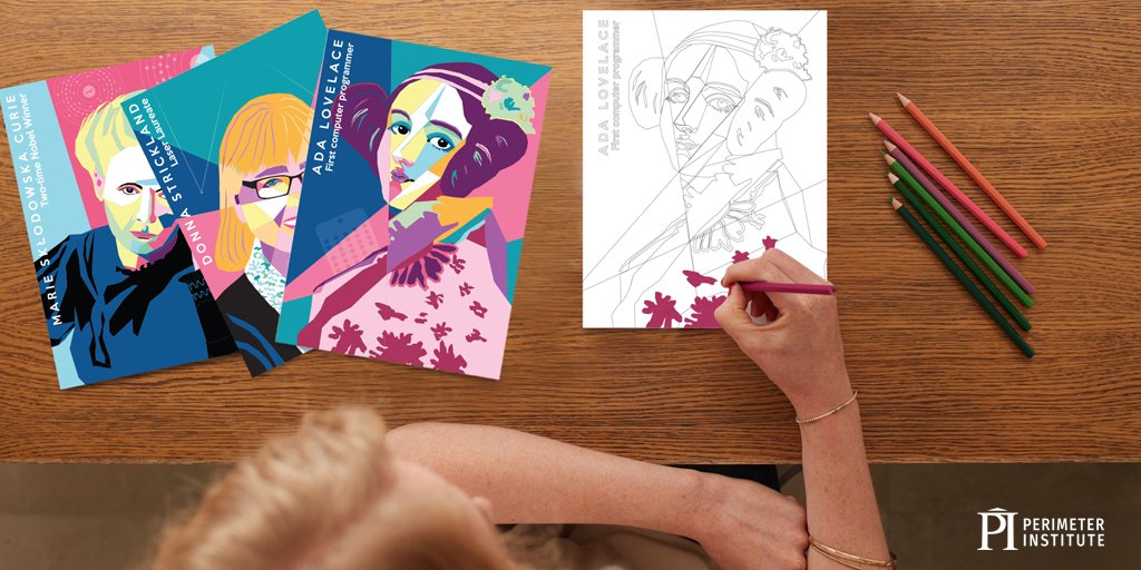 We’ve released a selection of our #ForcesofNature posters as a fun new #colouring project. Get them here and send us your creative takes on these scientific pioneers! hubs.ly/H0qJy-B0 #WomenInSTEM