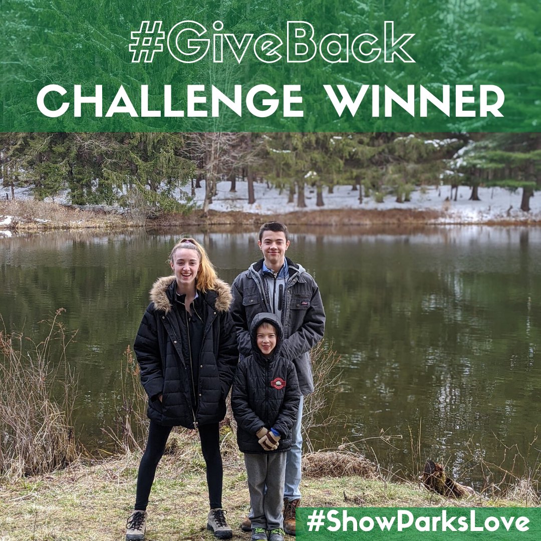 PTNY's tweet photo. Congratulations, A. Austin on winning the #GiveBack Challenge! Thanks to all those who participated. Join us for more chances to win this month at https://t.co/3glDWrC4VI
#ptny #parksandtrailsny #ShowParksLove #ParksPledge #parks #trails #publiclands #volunteer #nature https://t.co/Aq1DnH5kIM