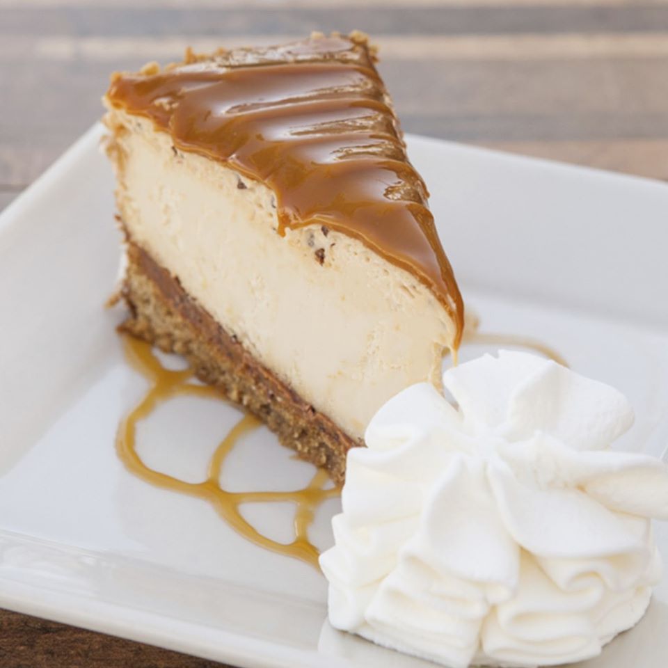 Cheesecake's tweet photo. If you filled a pool full of salted caramel, could you swim in it? Asking for a friend. https://t.co/jgUPBOXZR5