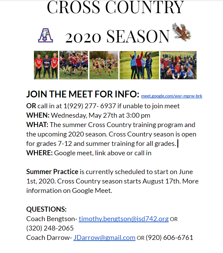 apollo_xc's tweet photo. Interested in joining our program for this summer or fall? Come to our google meet on Wednesday May 27th at 3pm! We will talk about the summer running and the fall season! #ApolloXC #NeverKnowWhereYouMayGo #JoinUs https://t.co/RpnEMhF4zG