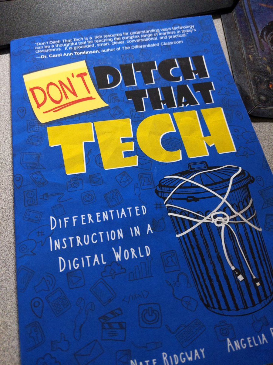 timmons_tech's tweet image. Can&apos;t wait to dig in to #dontditchthattech! Thanks @PearDeck and @jmattmiller!
#edtechgeek #ditchthattextbook #ditchbook #asynchronouslearning #remotelearning
