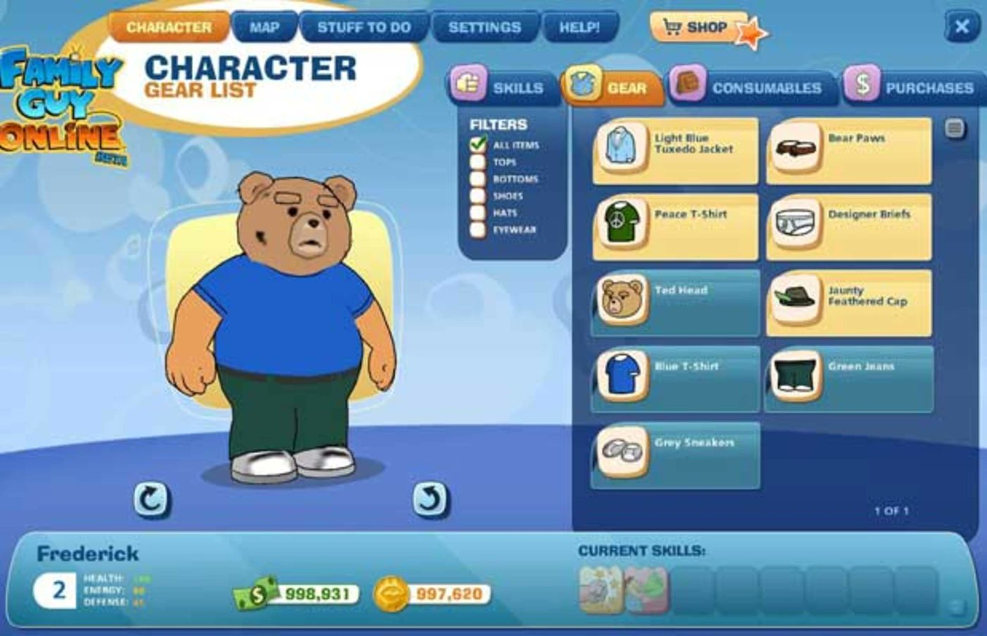 Family Guy Online Screenshots