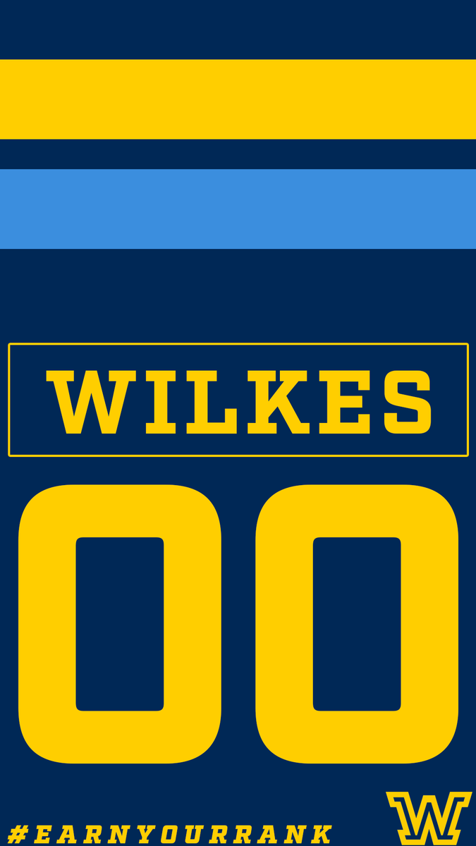 WilkesColonels's tweet photo. #ColonelCountry! You know what day it is! Once again, let us know what 1) color (navy, blue, gold), 2) single or two-digit number, 3) name and we will make you a customized Wilkes wallpaper from now until 4 pm! #EarnYourRank https://t.co/zmGpcq4tmz