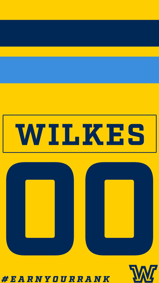 WilkesColonels's tweet photo. #ColonelCountry! You know what day it is! Once again, let us know what 1) color (navy, blue, gold), 2) single or two-digit number, 3) name and we will make you a customized Wilkes wallpaper from now until 4 pm! #EarnYourRank https://t.co/zmGpcq4tmz