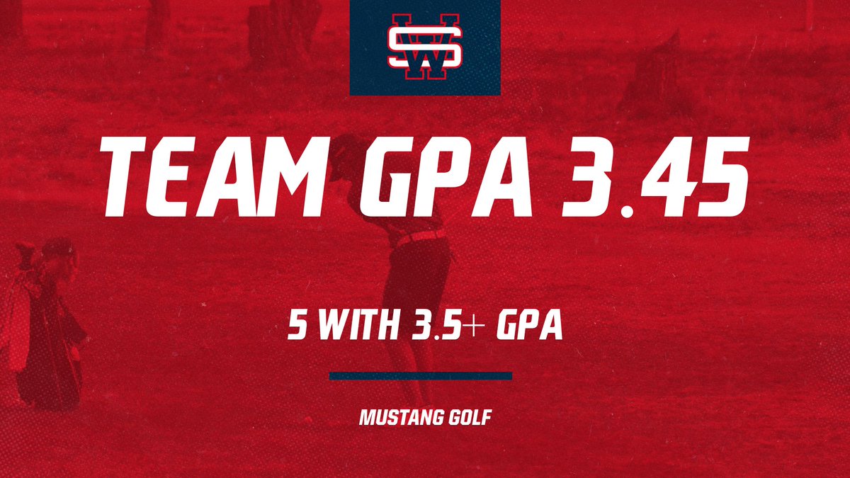 USWAthletics's tweet photo. Out to the links as our @USW__GOLF Men's program drives home a 3.45 team GPA!  #RollStangs #STUDENTAthletes #MustangsInTheClassroom 🐴🏌🏻‍♂️ https://t.co/ioIIv6yras