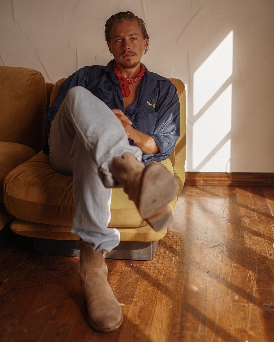 colesprouse's tweet image. New shoot with #alexhainer at distance