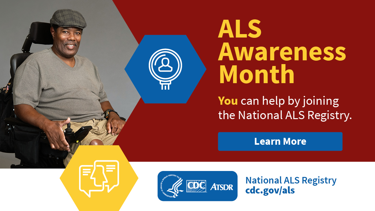It’s #NationalALSAwarenessMonth! Learn about the important discoveries #ALS researchers are making to #endALS.cdc.gov/als/ALSExterna…