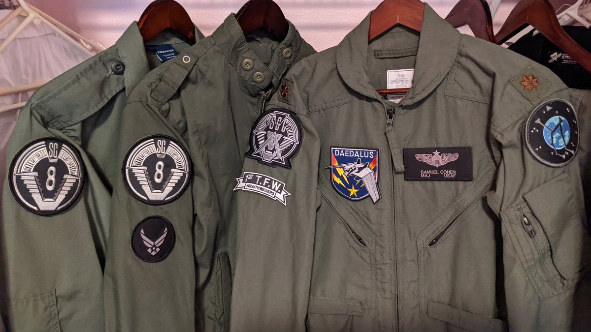 productionssbc's tweet photo. Here is a little sneak peak into what's being created for the #stargateevolution series! Make sure to follow me on Instagram and YouTube for more like this!

Special thanks to @StitchsLoft for creating several of the screen accurate costume pieces! 

#stargate #stargateforever https://t.co/4HSjEb1C9V