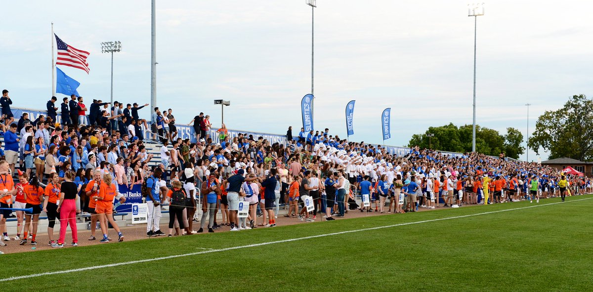 SLUMensSoccer's tweet photo. We cannot wait to be back at Robert R. Hermann Stadium in front of the best fans!! 🔵⚪️
#Billikens | #SaintLouisSoccer | #SaintLouis | #SLU | #slunatics https://t.co/14KTB0MKTg