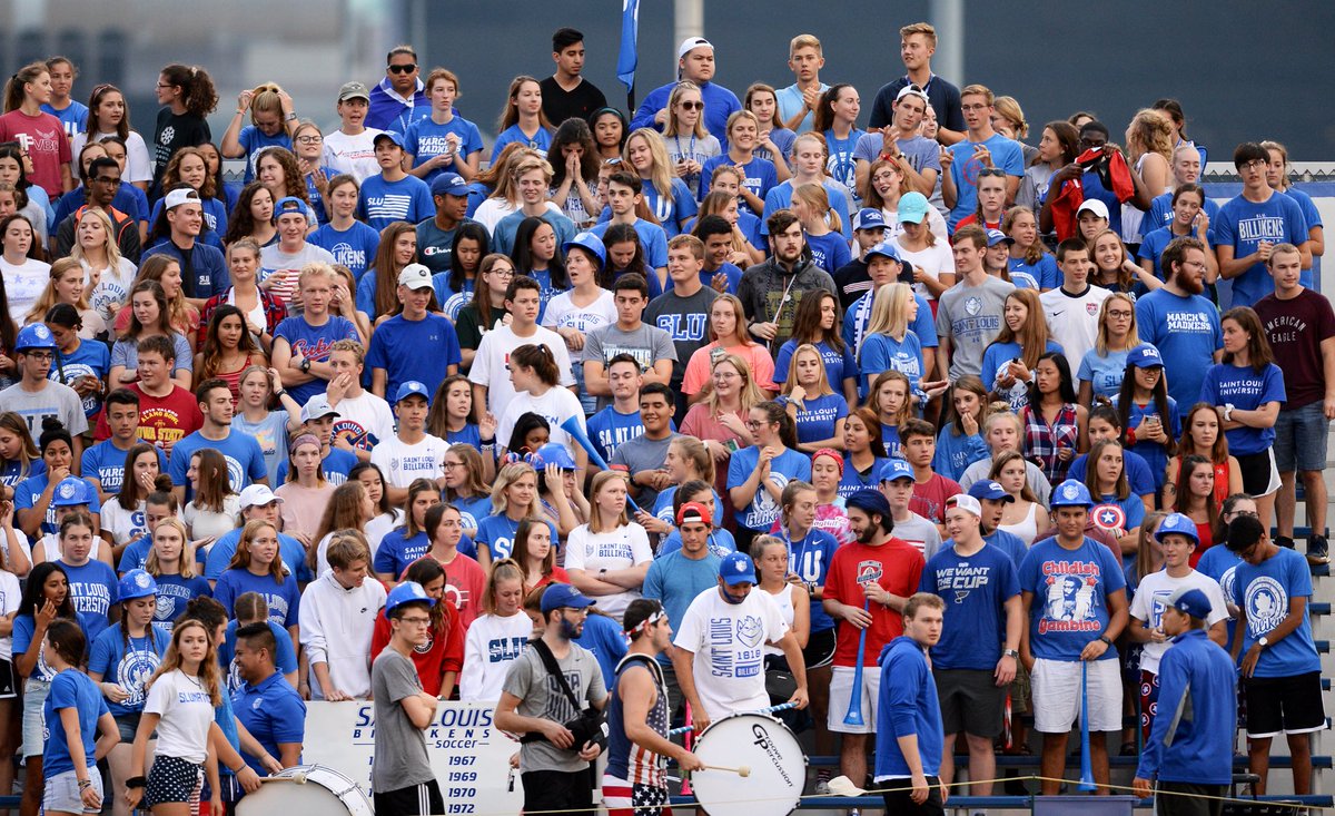 SLUMensSoccer's tweet photo. We cannot wait to be back at Robert R. Hermann Stadium in front of the best fans!! 🔵⚪️
#Billikens | #SaintLouisSoccer | #SaintLouis | #SLU | #slunatics https://t.co/14KTB0MKTg