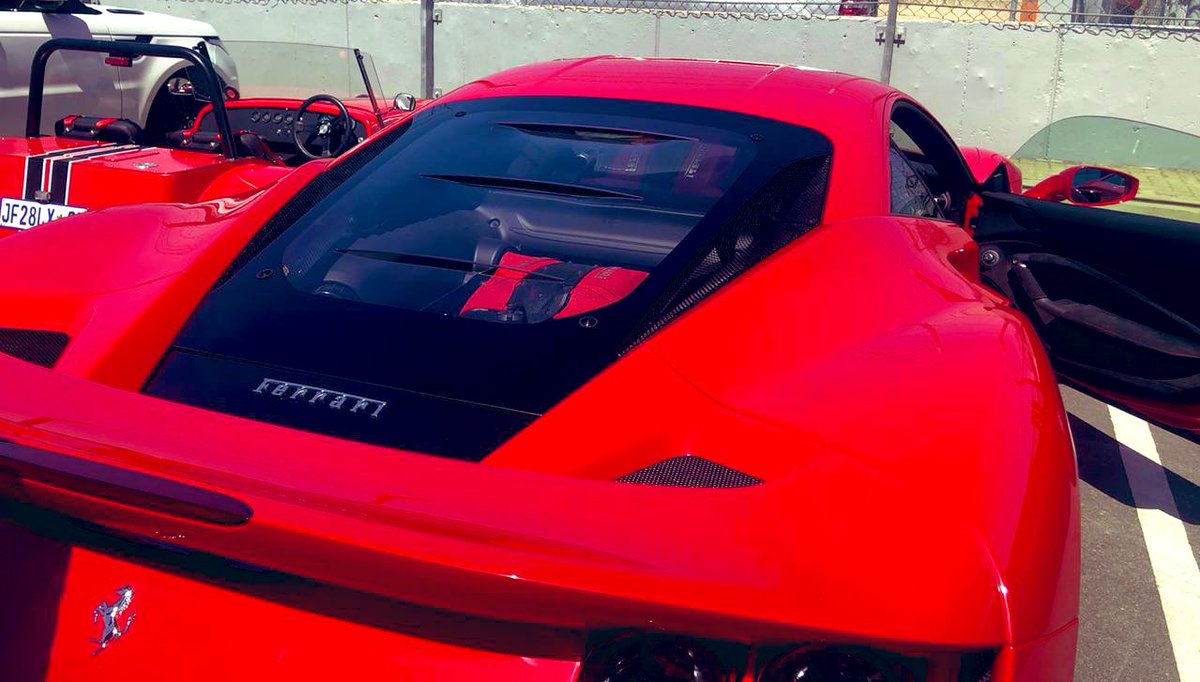 CJWza's tweet photo. One of the last things I did before going into lockdown was drive this *insane* brand new Ferrari F8 Spider (fast) courtesy of the Scuderia team South Africa and #AmexSA
Loved. It.
Still waiting for someone to donate it to me #Ferrari @FerrariZA https://t.co/2I0DGSrMUV