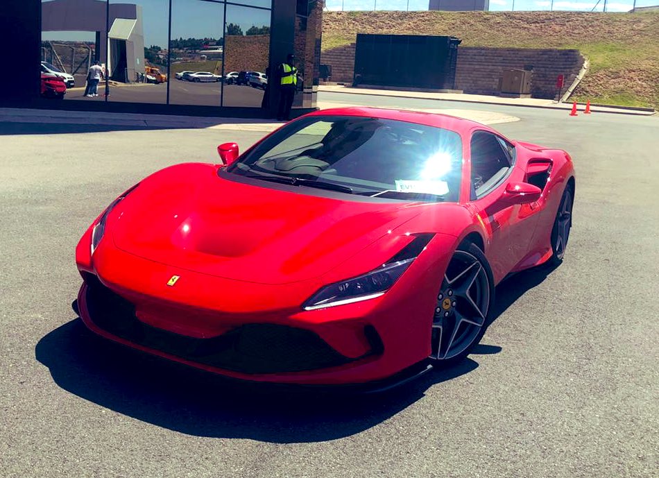 CJWza's tweet photo. One of the last things I did before going into lockdown was drive this *insane* brand new Ferrari F8 Spider (fast) courtesy of the Scuderia team South Africa and #AmexSA
Loved. It.
Still waiting for someone to donate it to me #Ferrari @FerrariZA https://t.co/2I0DGSrMUV