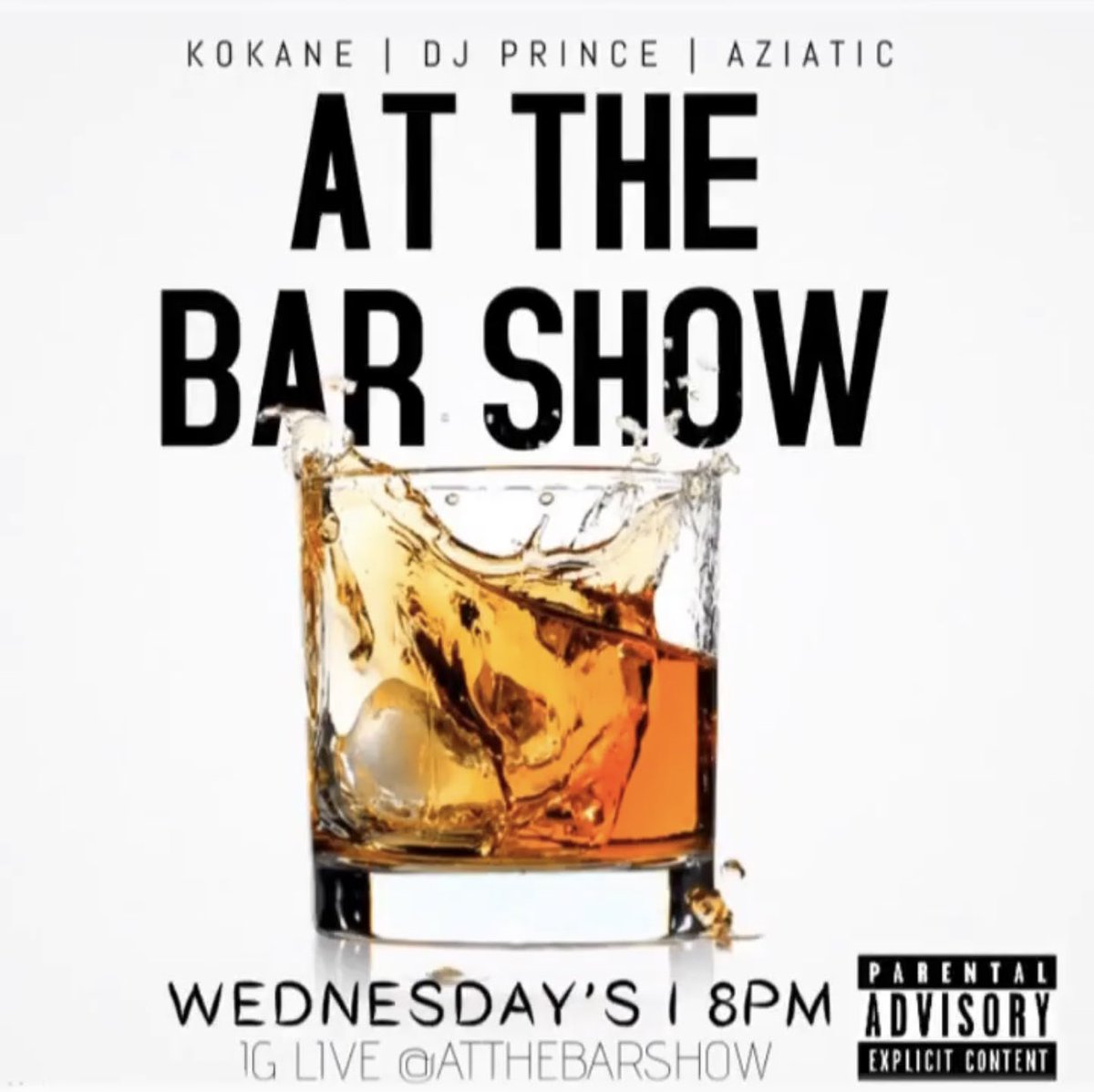 AtTheBarShow's tweet photo. Back at it again Tonight live 8pm @AtTheBarShow https://t.co/nkdpfK4LSo