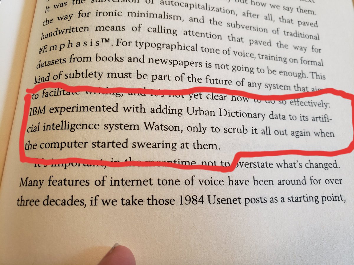 DentInYourHead1's tweet photo. idk why the idea of an AI system swearing at me has the same appeal as wanting to eat clicky clacky math rocks-- forbidden and a bad time guaranteed but I crave this anyway. #becauseinternet https://t.co/fT1wAdK2dl