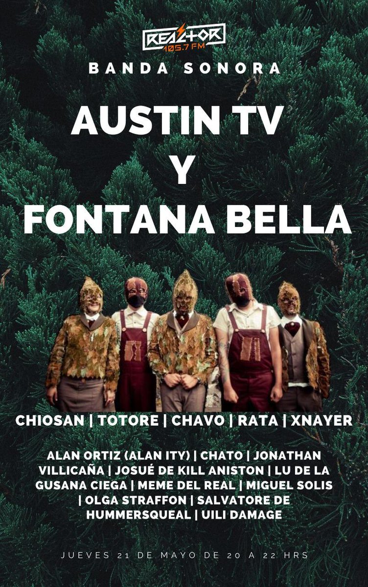 jvillicana's tweet image. Mañana por @Reactor105 este especial sobre "Fontana Bella" donde participa la banda y algunos amigos y cercanos platicamos más al respecto.