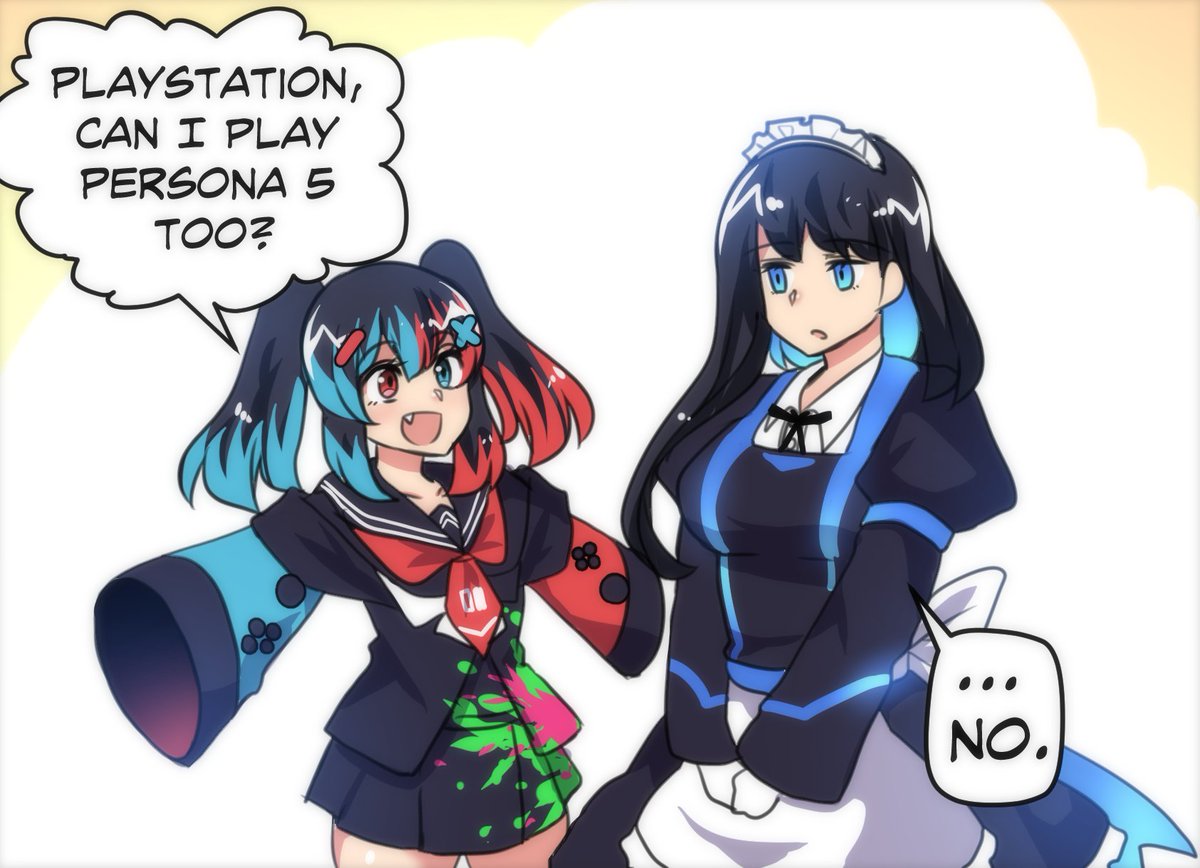 Nintendo Switch-Chan wants to play Persona 5! 