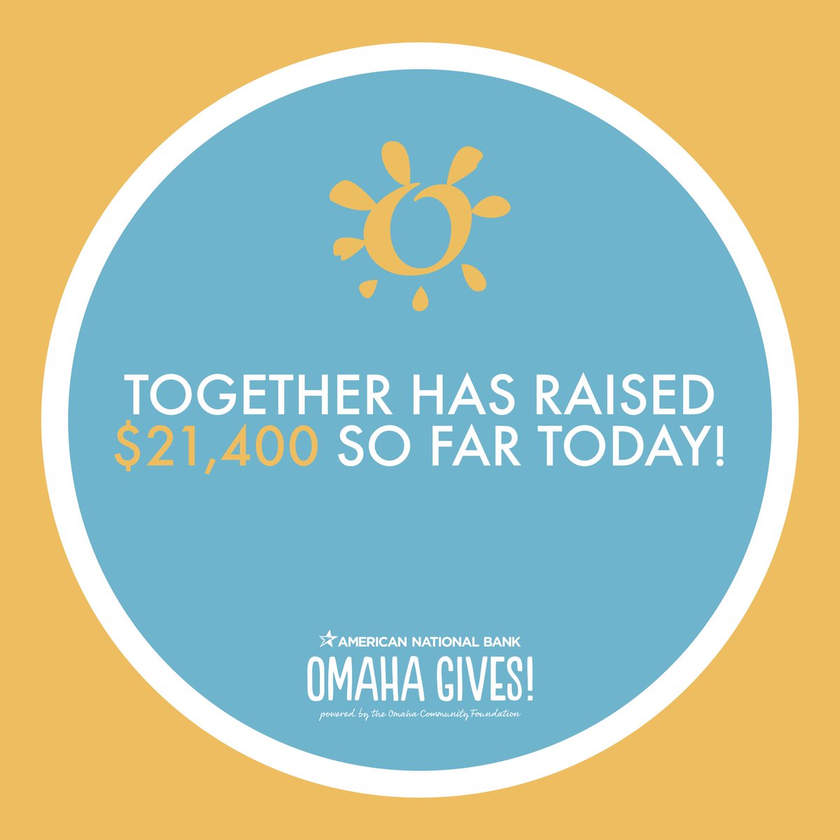 TogetherOmaha's tweet photo. A few hours later and the numbers keep rising! Thank you so much, Omaha! Us, and many other nonprofits in the area, deeply appreciate the support that the community has demonstrated today. You all, the community, allow us to be the best that we can be. Thank you for everything! https://t.co/EoZmKUlZ0q