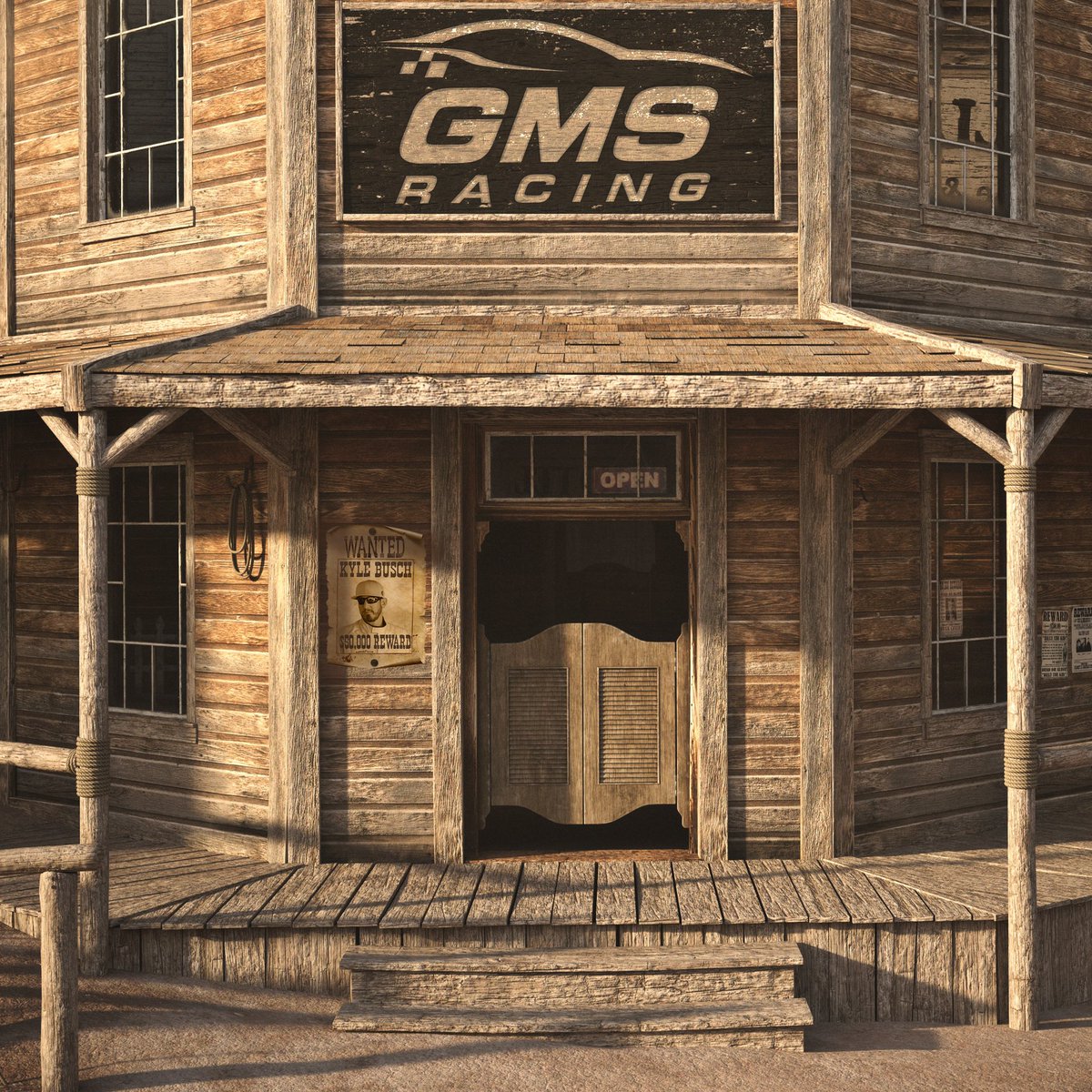GMSRacingLLC's tweet photo. So is this bounty still on or what? 🤔 #WeAreGMS #NASCAR 

Cc: @KBMteam https://t.co/0jgSQp3aDT