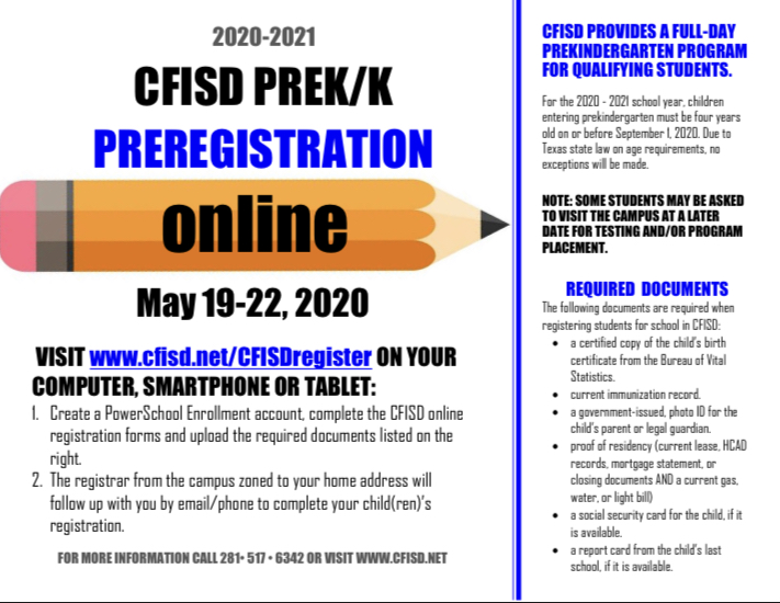 CFISDLieder's tweet photo. PK/K Preregistration is currently open online. #cfisdspirit #cfisdopportunityforall #liederleopardsarebettertogether https://t.co/GCotFjMXVp
