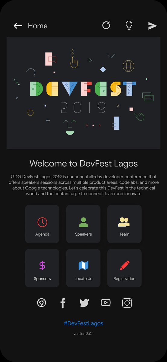 adeleke_azeez_'s tweet photo. In anticipation of the next #devfest I practiced with the reaction of the devfest app UI design.
@jamesagada and @jehimuan were my favorite speakers at #DevFest2019 lagos
@Geektutor @Aderinsola_O @AbdullahiCap @ozenua_john @i_davente @bruno_simon @ecxunilag @__kelvinblaze https://t.co/QNZtINfbMm
