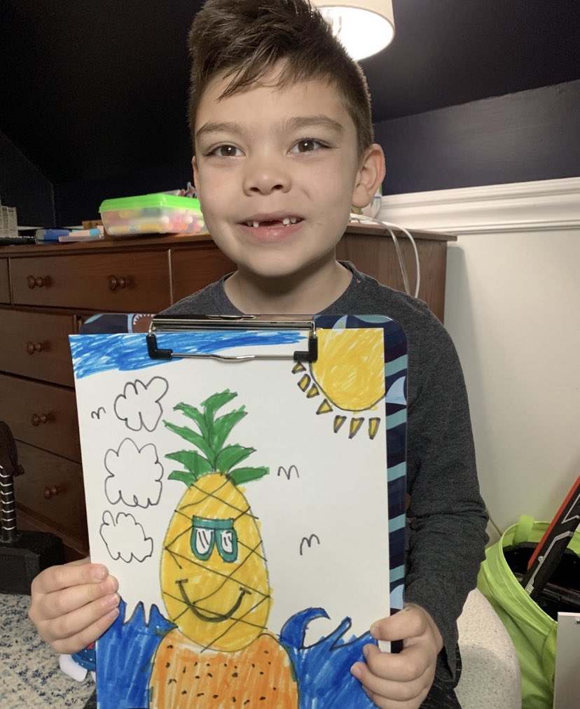 Draw along with <a href="/artwithmswebb/">artwithmswebb</a> was so much fun!!@SparkeShines