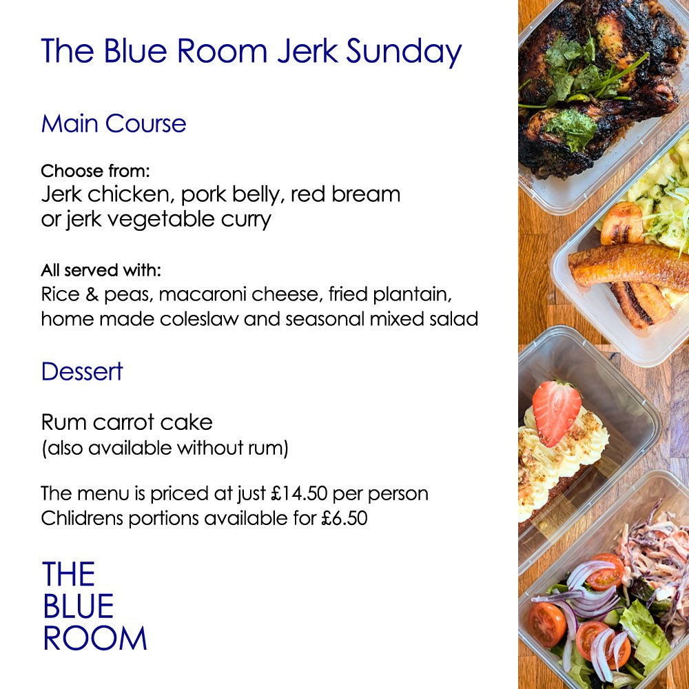blueroom0112's tweet photo. It’s Jerk Sunday Lunch o’clock again this weekend! 🎉🎉 you get all this👇🏾and service with a smile 😊 Please book online at https://t.co/QMPT4Vop2N Thank you! 🙏🏾 #jerksundays #jerklunch #se4 #croftonpark #lewisham #alternativesundaylunch #supportlocal #supportsmallbusiness https://t.co/UozRJLuWzj