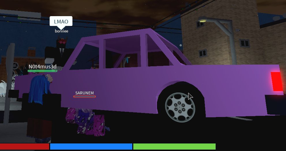 RBLXMythStuff's tweet image. Sarunem getting ran over