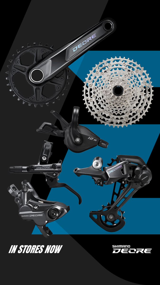 New @rideshimano Deore 12spd launched 2 weeks ago!  It looks amazing &amp; is available now!  Head on over to my IG to check out some of my dream Deore builds from back in the day!