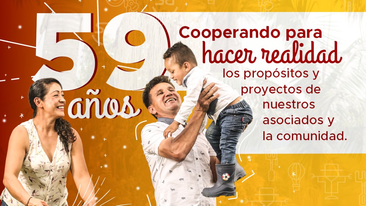 coofisam's tweet photo. #AniversarioCoofisam | Desde hace 59 años cooperamos para contribuir al desarrollo y bienestar de nuestros asociados y la comunidad. 👨‍👩‍👧‍👦🤗🥳
Gracias a su confianza y respaldo seguimos construyendo historias de progreso 🌱🔝
#Coofisam #ConstruimosHistoriasDeProgreso https://t.co/F1F0AUdtfx
