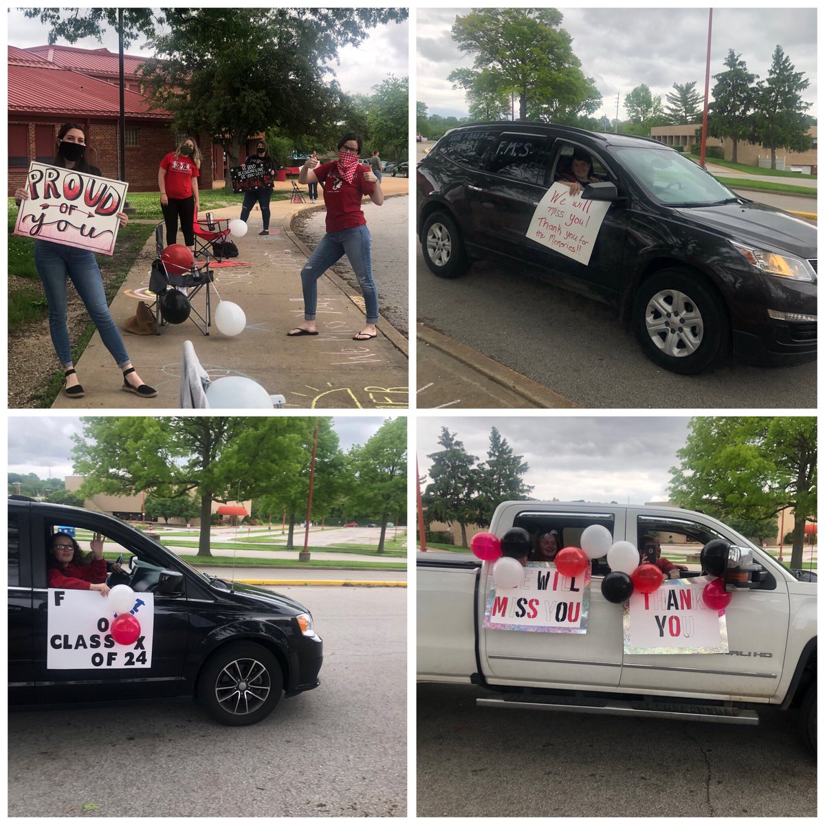 Counselor_SMS's tweet photo. So much love for our @FoxMiddleSchool 8th graders heading to HS! The parade was a hit &amp; my cheeks still hurt from smiling 😊 Loved seeing them ❤️ https://t.co/byGM7UOMzF