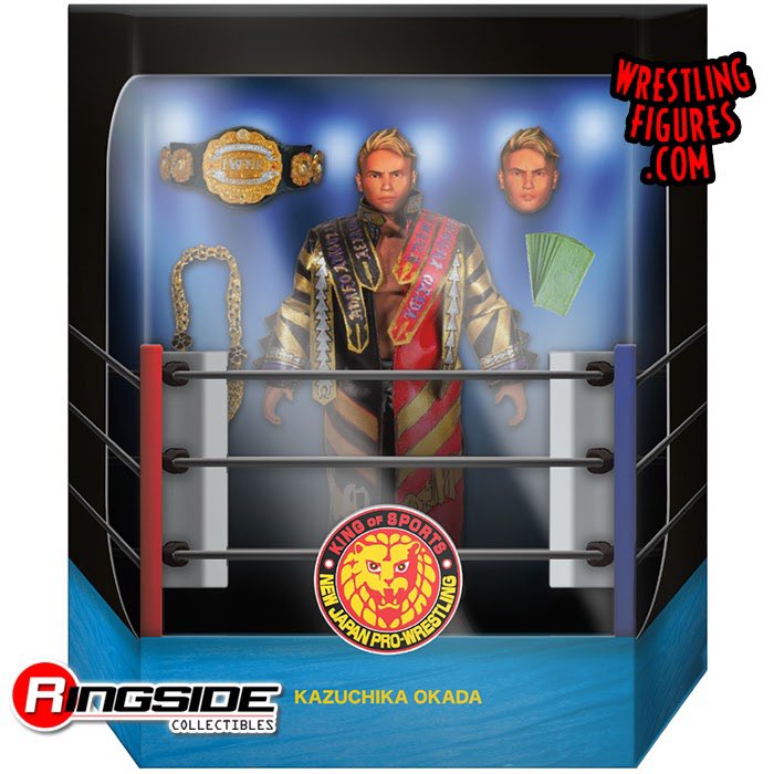 New Japan Pro Wrestling Kazuchika Okada Ultimates 7 Scale Action