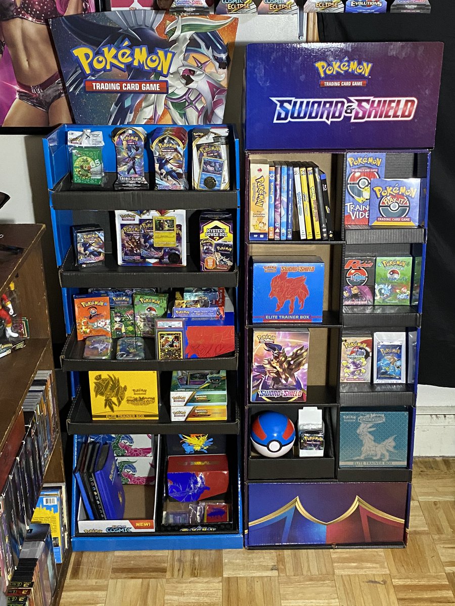 RealSeanSmart's tweet image. My Current #PokemonTCG Stand Setup (As of 5/20/2020) #PokemonSwordShield #CosmicEclipse #BaseSet #VintagePokemon #ModernPokemon instagram.com/p/CAbb9tPF-dY/…