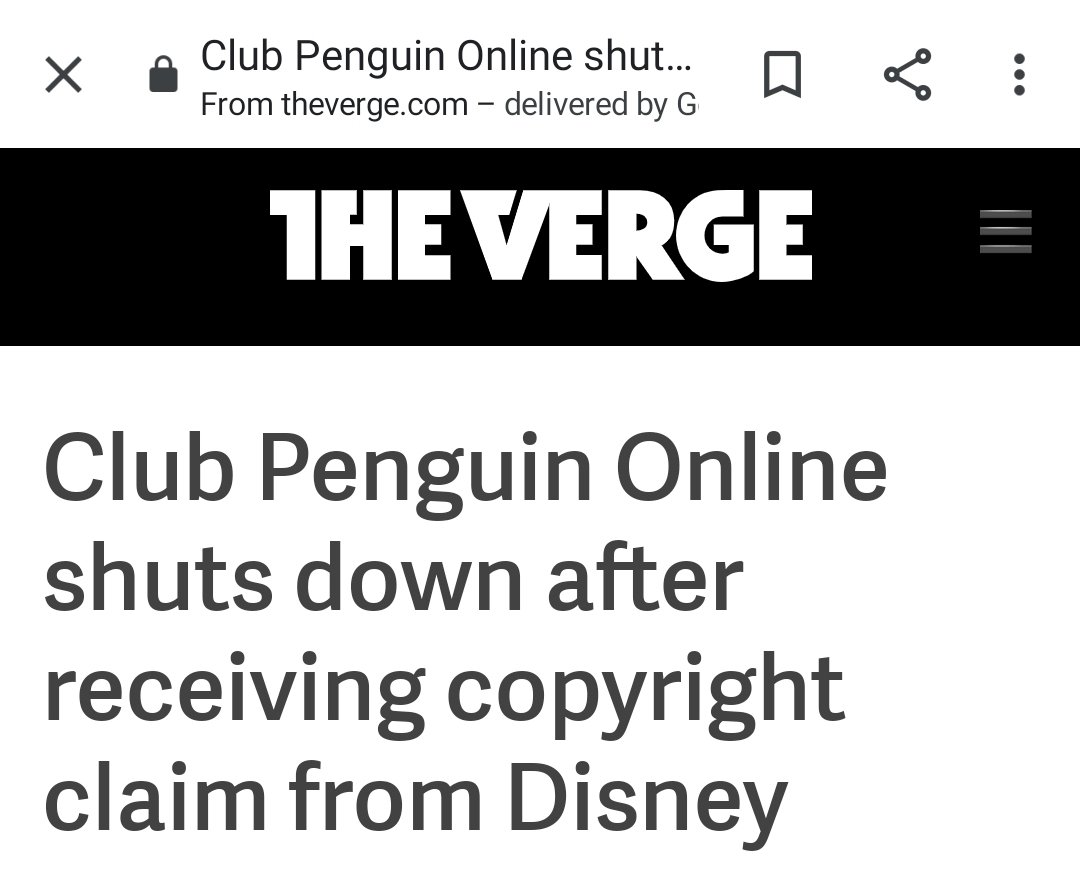 Club Penguin Online shuts down after receiving copyright claim from Disney  - The Verge