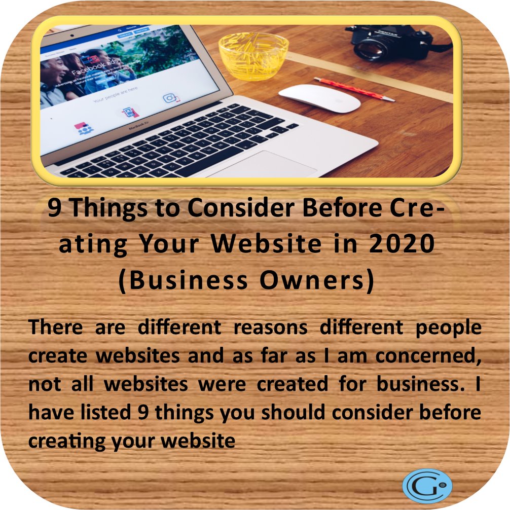 ChrixGlobal's tweet photo. 9 Things to consider before building your website in 2020. Read full article here https://t.co/Qj5N61xlwk
@cosazzy 

#web #Webdesign #webdevelopers #webdev #webdevelopment #SEO #Content #SocialMediaManagement #purpose #budget20 #CRM #responsive #Traffic https://t.co/t2KzUd13TS