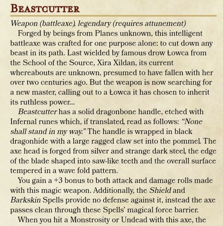 I've also made my own 5e  #dnd class focused on becoming more monstrous and inspired by the Witcher novels by A. Sapkowski! It's currently going through a bit of a tidy up, but here are some snippets of the features!