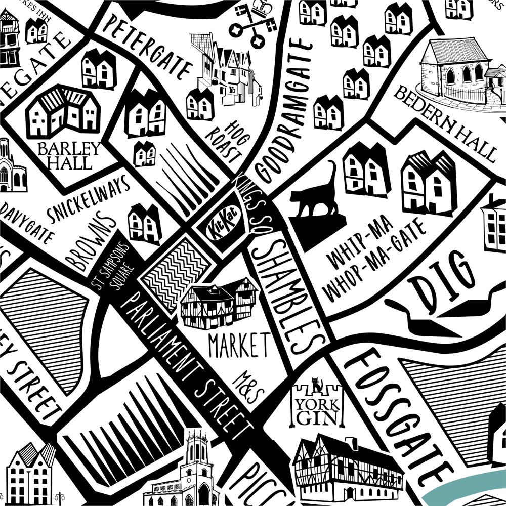 York360's tweet photo. Signed Print. 'Map of York'
"Beautifully detailed with loads of special places in York"
"Love this print - and so does everyone else in my house"
"Wonderful print; beautifully detailed"

https://t.co/4PK4Z5Vf7r - Thanks for looking.
Elliot Harrison https://t.co/xbMZND9194
