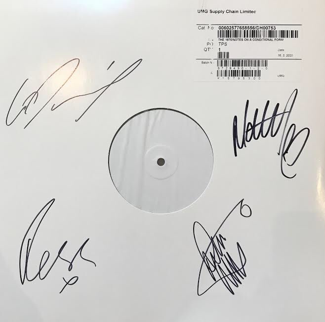 Competition time! This is your chance to win an exclusive @the1975 test pressing for the new album ‘Notes On A Conditional Form’. Basically, if you like or retweet this, you will automatically be entered into the draw on Friday 12th June. No purchase necessary. Do it now!