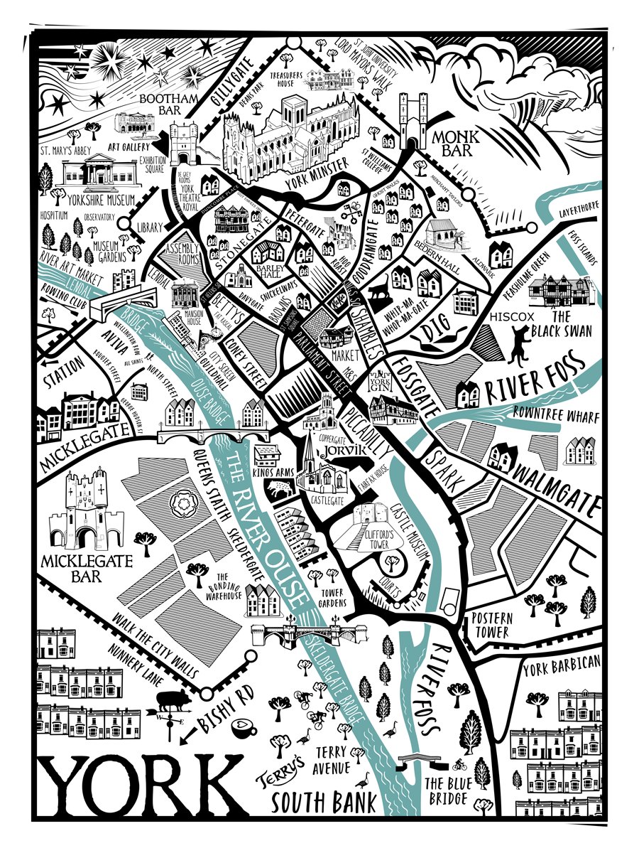 York360's tweet photo. Signed Print. 'Map of York'
"Beautifully detailed with loads of special places in York"
"Love this print - and so does everyone else in my house"
"Wonderful print; beautifully detailed"

https://t.co/4PK4Z5Vf7r - Thanks for looking.
Elliot Harrison https://t.co/xbMZND9194