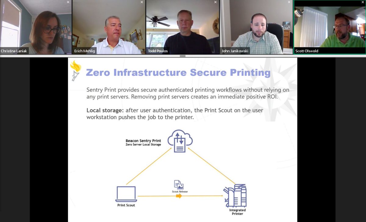 PharosSystems's tweet image. Happening now! Scott Olswold is speaking to seminar attendees about Zero Trust &amp;amp; Zero Infrastructure, and touched on our recent launch of Sentry Print!  Read more here:  pharos.com/blog/sentry-pr… #cloudprinting #zeroinfrastructure #zerotrust