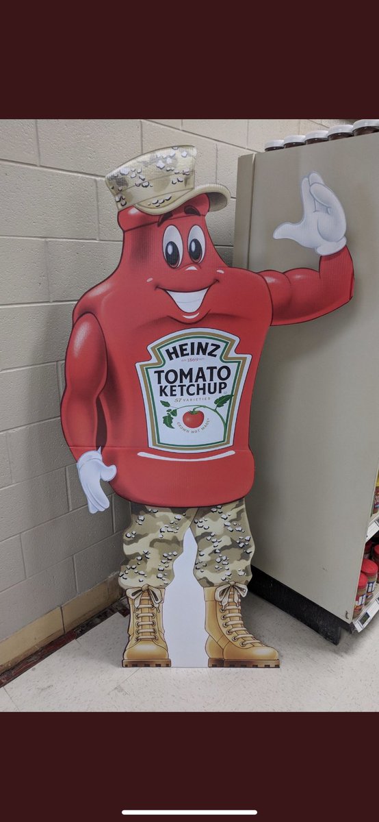 We thank you for your service @HeinzKetchup_US #onelove