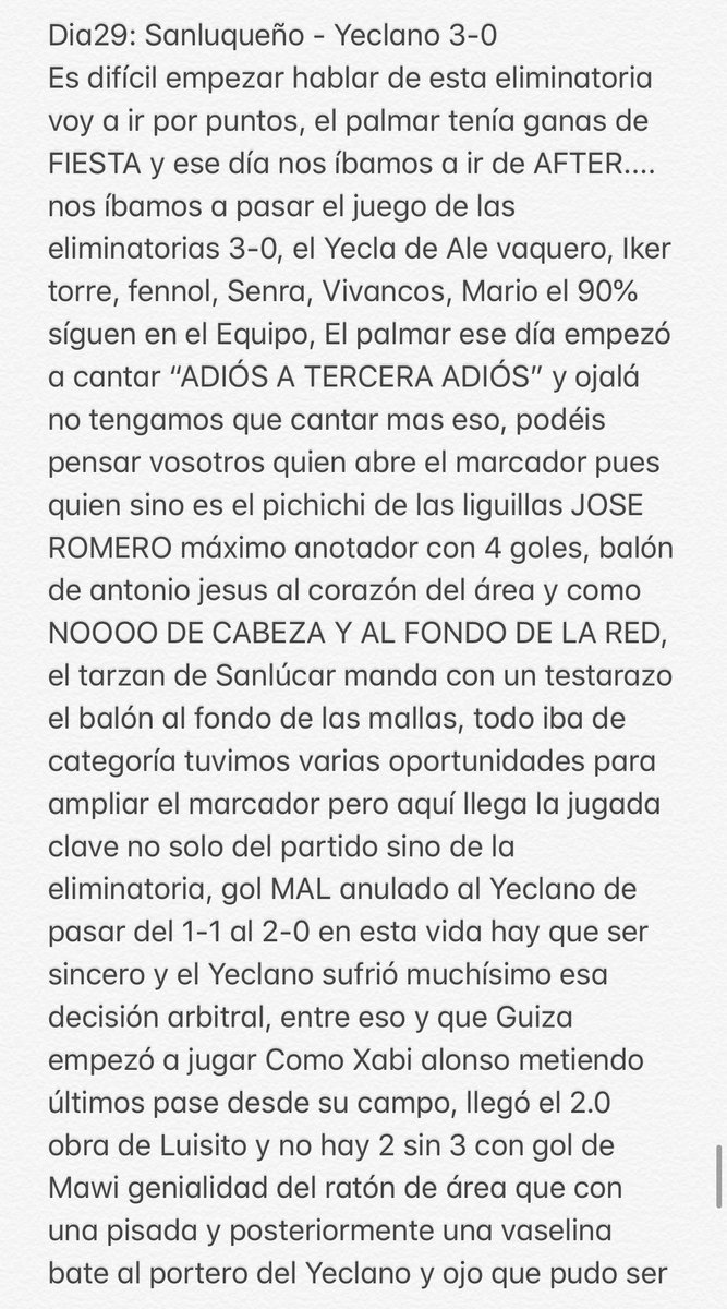 JoseMiguel_bl's tweet photo. Dia29: @atcosanluqueno vs @Yeclano_dptvo 3-0 UNA DE LAS TARDES MÁS GRANDE DE GLORIA EN EL PALMAR!! https://t.co/taKHdsQtXS