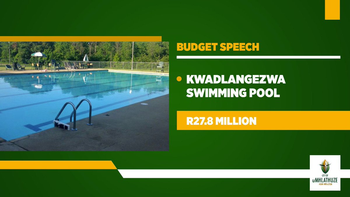 UmhlathuzeM's tweet photo. Dlangezwa community will benefit with a state of the art competitions compliant swimming pool. #CityOfuMhlathuze #BudgetSpeech2020 @GCIS_KZN @ZOPublications @SALGA_Gov @kzngov @kzncogta https://t.co/SVLMHD1vS0