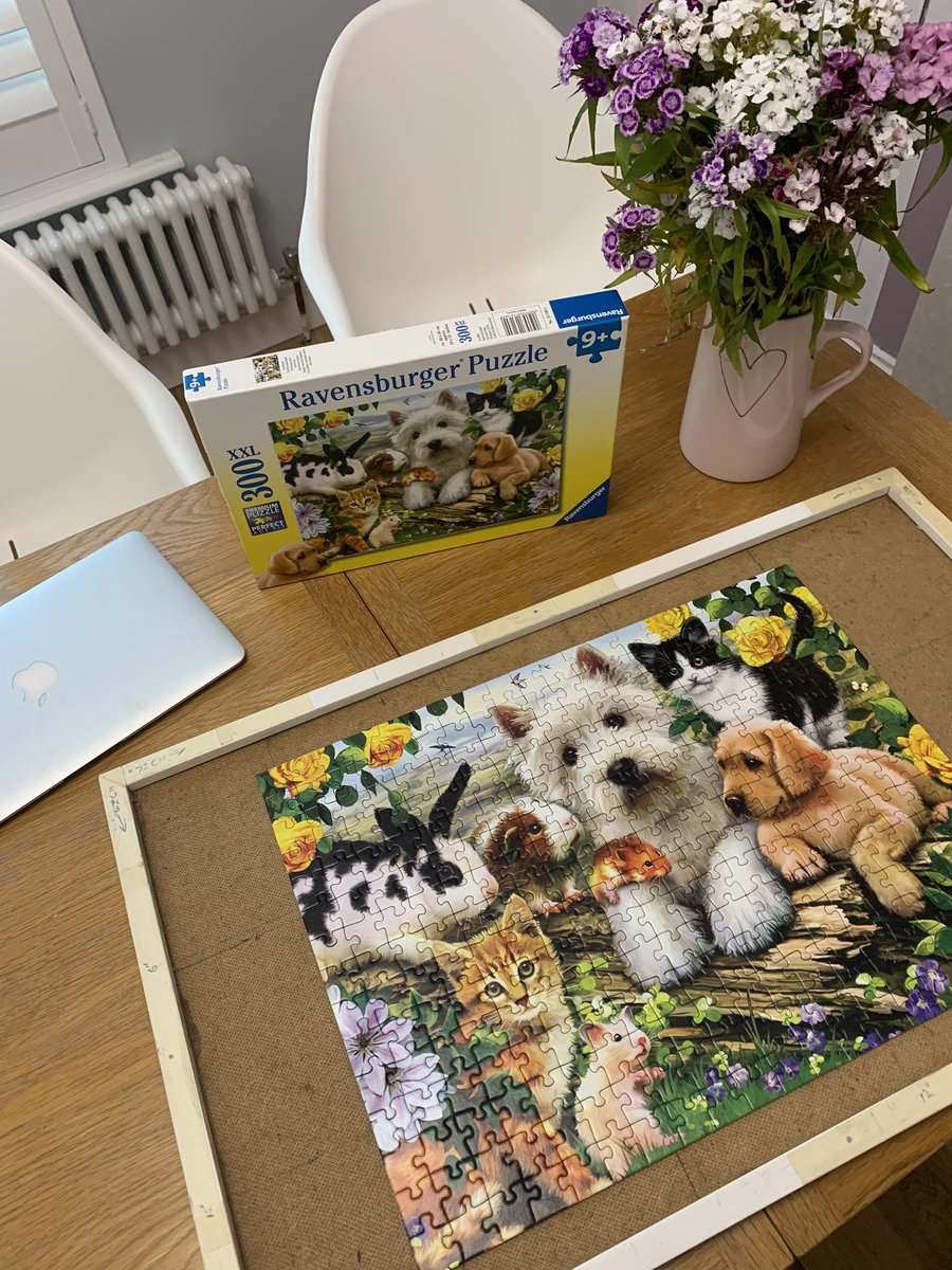 hannahcoote13's tweet photo. Only took me a week to finish a puzzle for age 9+, MENSA look out https://t.co/iFvZkjopSR