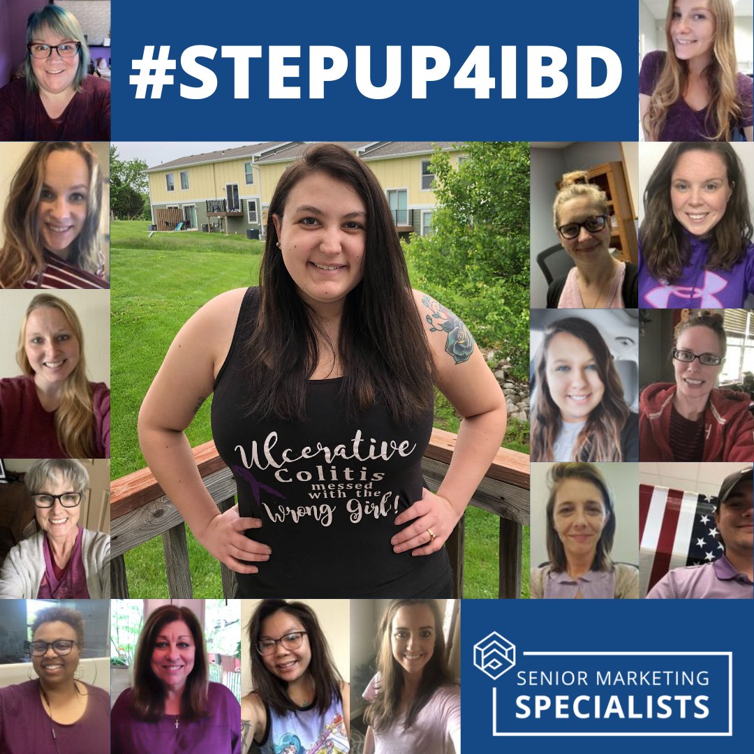 smsteam1's tweet photo. Shout out to our Senior Marketing Specialists team members who joined the Crohn’s & Colitis Foundation and the more than 10 million people worldwide affected by Crohn’s disease and ulcerative colitis to #StepUp4IBD for World IBD Day!
Learn more at https://t.co/ip6afHqNlx https://t.co/bF9Filey6C