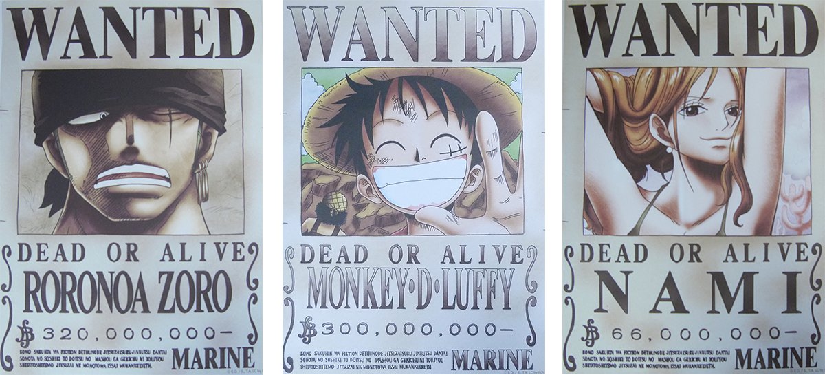 Anime One Piece Wanted Wallpaper Dead Or Alive Monkey D Luffy