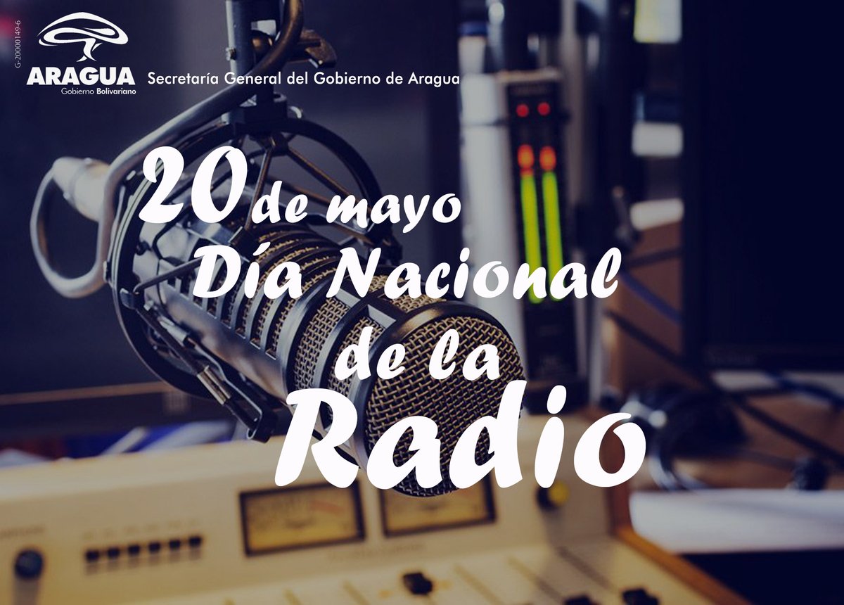 Mary_RomeroP's tweet photo. #20May Hoy, Día Nacional de la Radio, felicitamos a los trabajadores y trabajadoras que hacen vida en este medio de comunicación, en especial, a los de @99punto5, quienes con su trabajo diario llevan información y entretenimiento a la población aragüeña. 
#SolidaridadYDisciplina https://t.co/OAVywfABQy